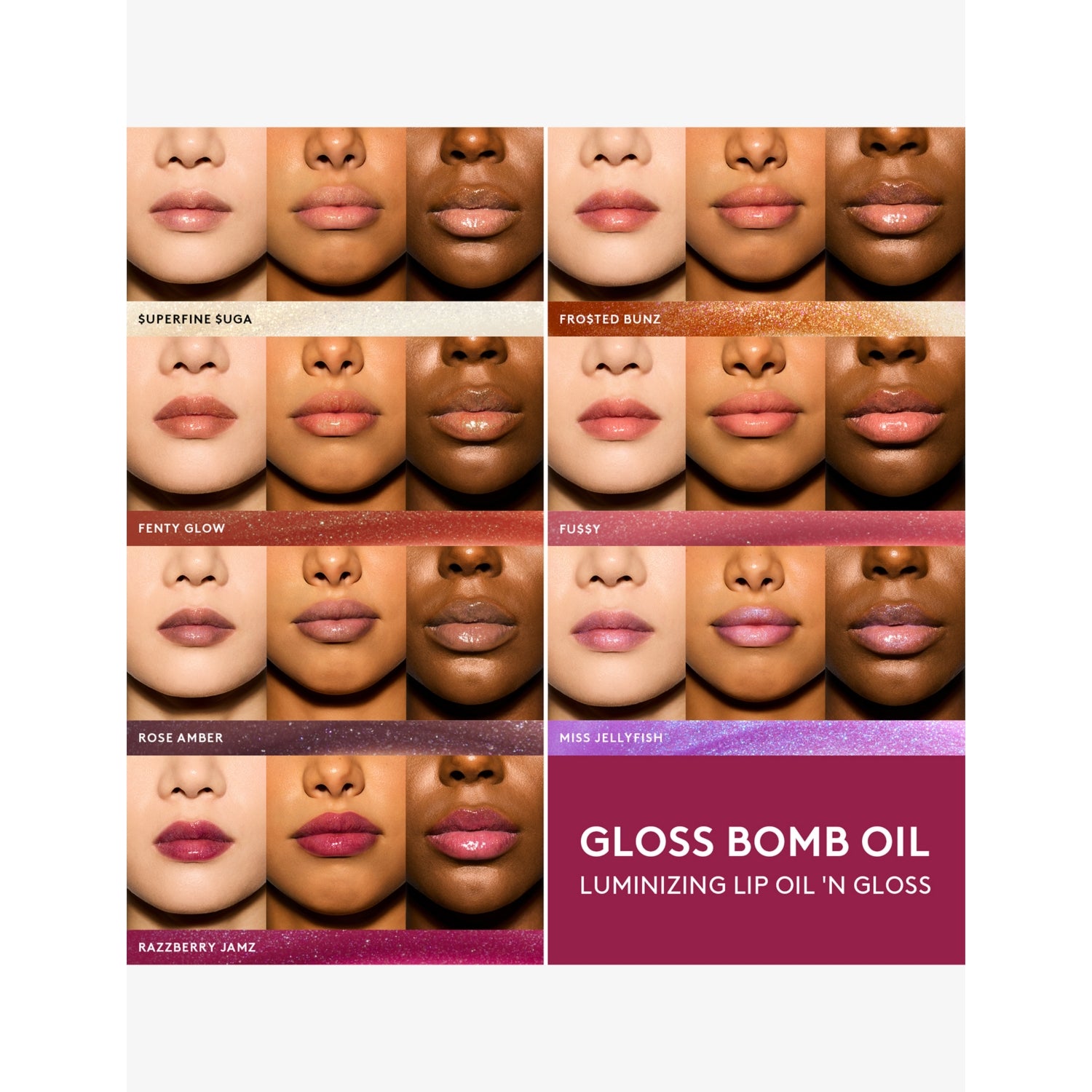 Fenty Beauty Gloss Bomb Oil lip oil 9ml, UK version