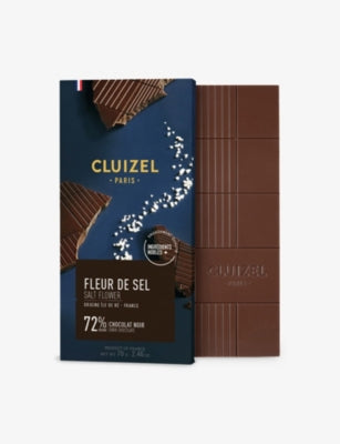Michel Cluizel Fleur de Sel dark chocolate bar 70g, UK version