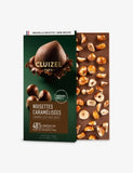 Michel Cluizel raspberry cranberry 72% dark chocolate bar 100g - British product