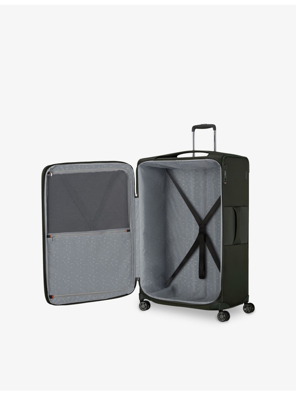 Samsonite Re-Lite expandable polyester spinner suitcase 83cm - British product