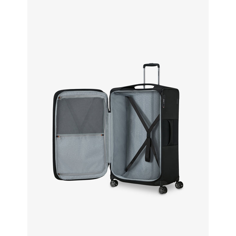 Samsonite Re-Lite 78cm expandable 4-wheel polyester suitcase (British brand)