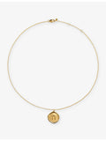 Monica Vinader initial N necklace 18ct gold vermeil, UK version