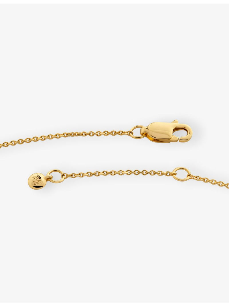 Monica Vinader 18ct yellow gold vermeil initial Q necklace - British product