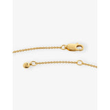 Monica Vinader 18ct yellow gold vermeil initial Q necklace - British product