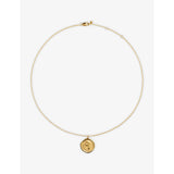 Monica Vinader 18ct yellow gold vermeil initial Q necklace - British product