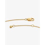 Monica Vinader 18ct yellow gold vermeil initial U necklace, UK version