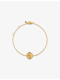 Monica Vinader initial Q chain bracelet 16-19cm (British brand)