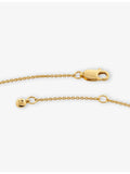 Monica Vinader initial V gold vermeil chain bracelet 16-19cm - British product