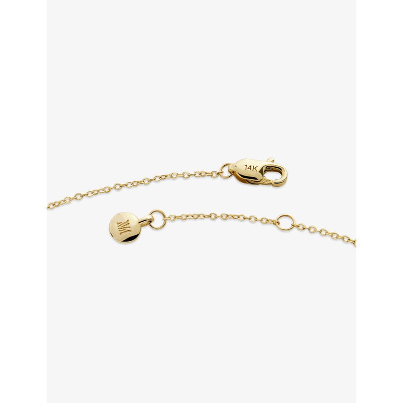 Monica Vinader gold initial G bracelet, UK version