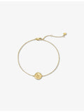 Monica Vinader 14ct yellow gold initial H bracelet, UK version