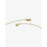 Monica Vinader 14ct gold initial Q bracelet 16-19cm, UK version