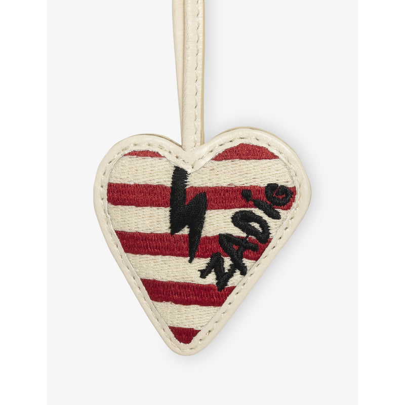 Zadig&Voltaire heart leather keyring 6cm - British product
