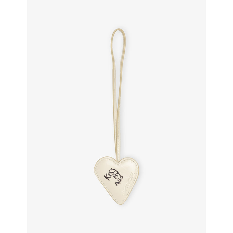 Zadig&Voltaire heart leather keyring 6cm - British product