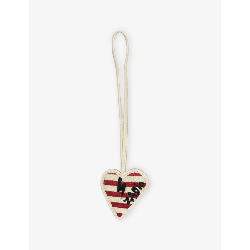 Zadig&Voltaire Flash Heart Leather Keyring