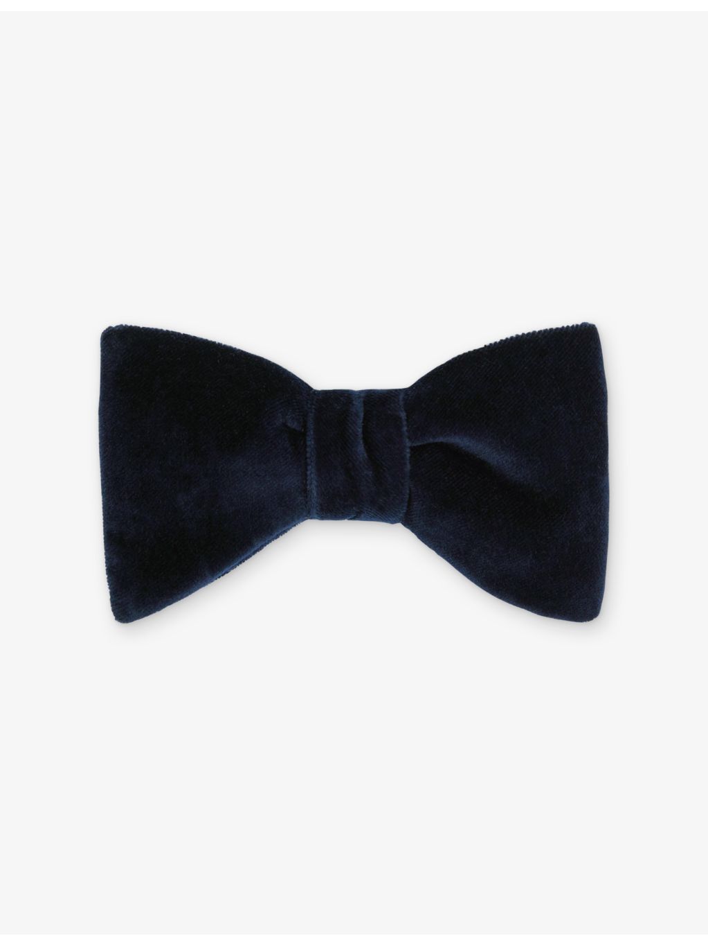 Reiss Hike velvet bow tie 13.5cm, imported from the UK