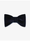 Reiss Hike velvet bow tie 13.5cm, imported from the UK