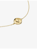 Monica Vinader initial V chain bracelet 18ct gold vermeil, imported from the UK