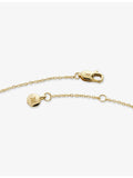 Monica Vinader Initial W bracelet in 18ct gold vermeil, UK version
