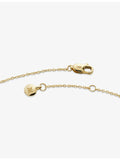 Monica Vinader Mini Initial X 14ct gold chain bracelet 16-19cm (British brand)