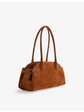 Coach Empire 34 suede leather shoulder bag, UK version