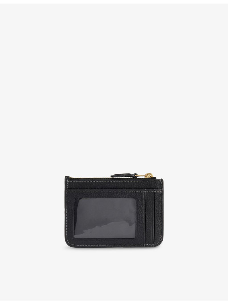 Coach mini leather card holder with zip, UK version