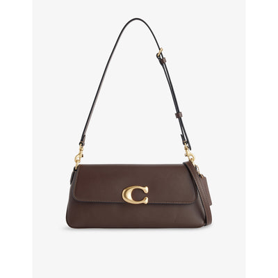 selfridges Coach Jet Leather Shoulder Bag- Buy online at McGrocer