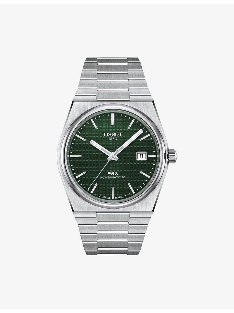 Tissot PRX Powermatic 80 stainless steel watch (British brand)