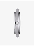 Tissot PRX stainless-steel and leather quartz watch 40mm (British brand)