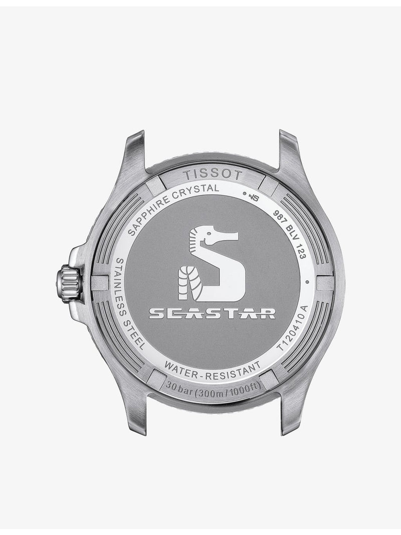 Tissot Seastar 1000 stainless-steel quartz watch 40mm, imported from the UK