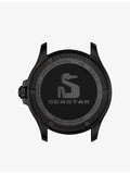 Tissot Seastar 1000 40mm PVD-coated stainless steel quartz watch (British brand)