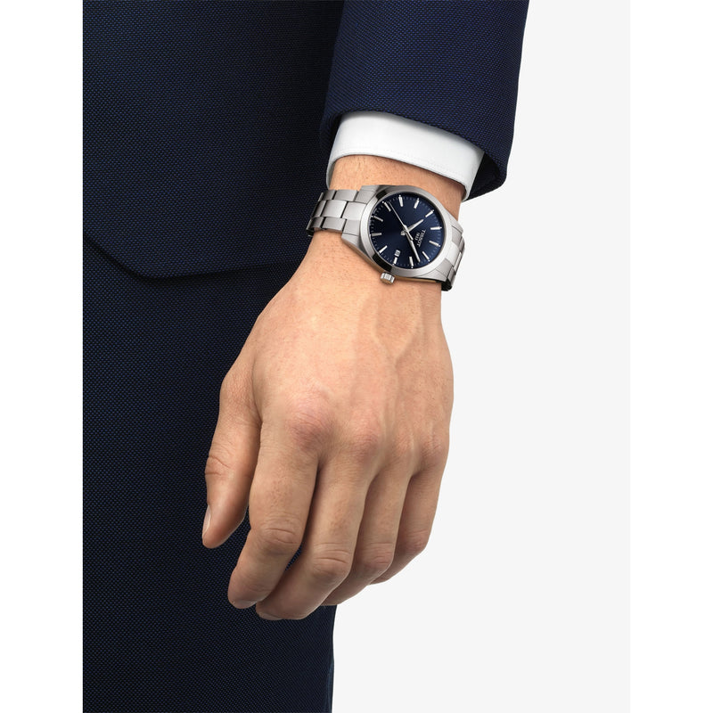 Tissot Gentleman stainless-steel quartz watch 40mm, UK version