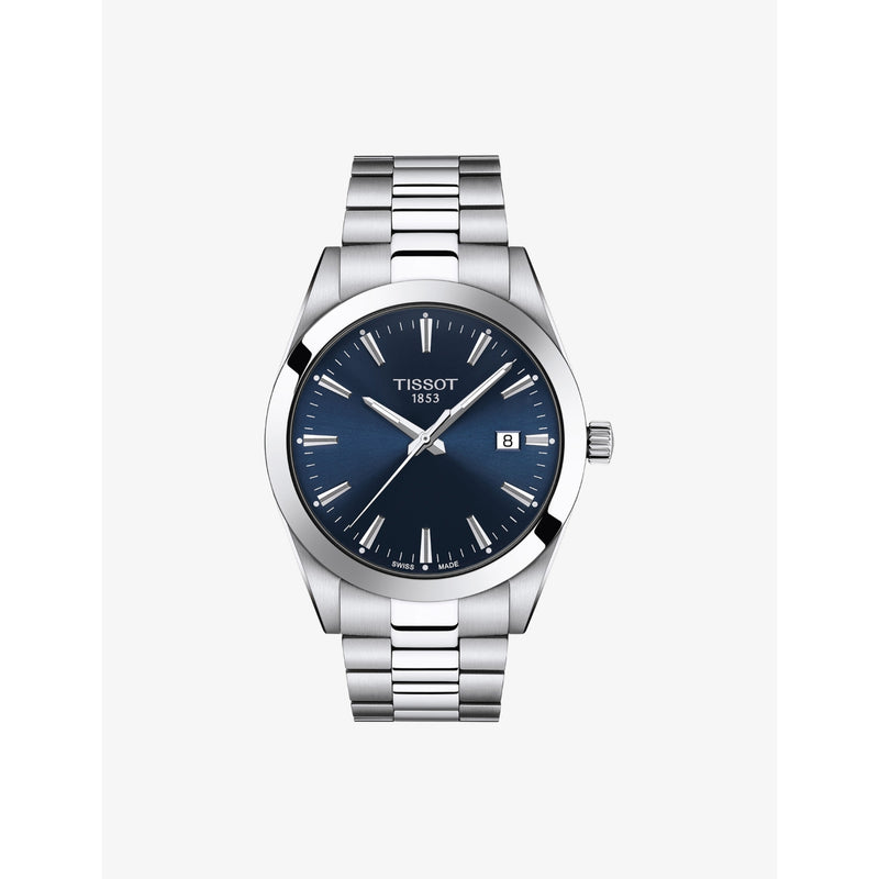 Tissot Gentleman stainless-steel quartz watch 40mm, UK version