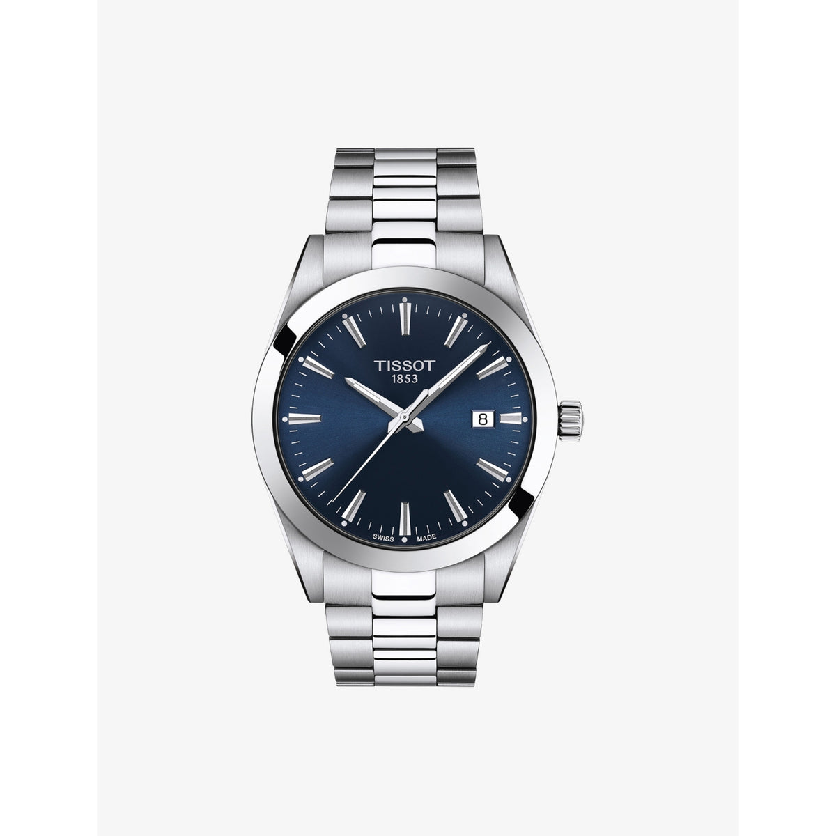 Tissot Gentleman stainless-steel quartz watch 40mm, UK version