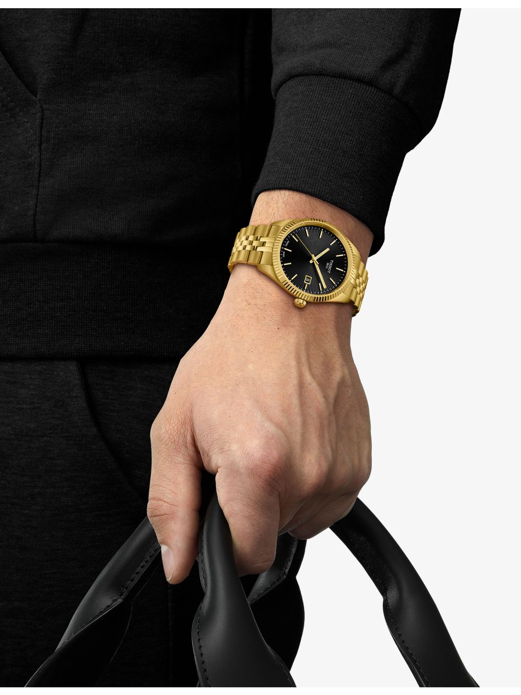 Tissot Ballade PVD-coated stainless steel quartz watch 40mm - British product