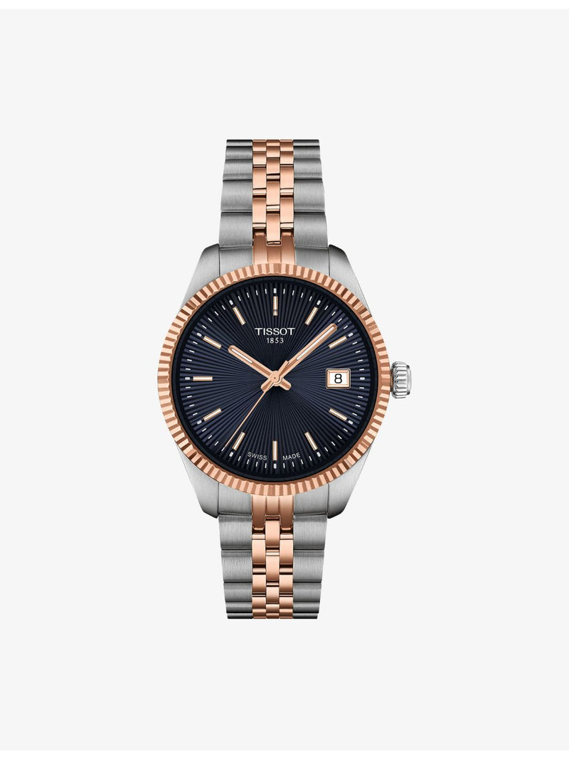 Tissot Ballade rose-gold Swiss quartz watch 34mm - British product