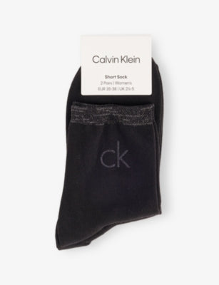 Calvin Klein woven socks pack of two, imported from the UK
