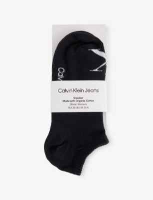 Calvin Klein socks pack of two stretch-cotton blend, UK version