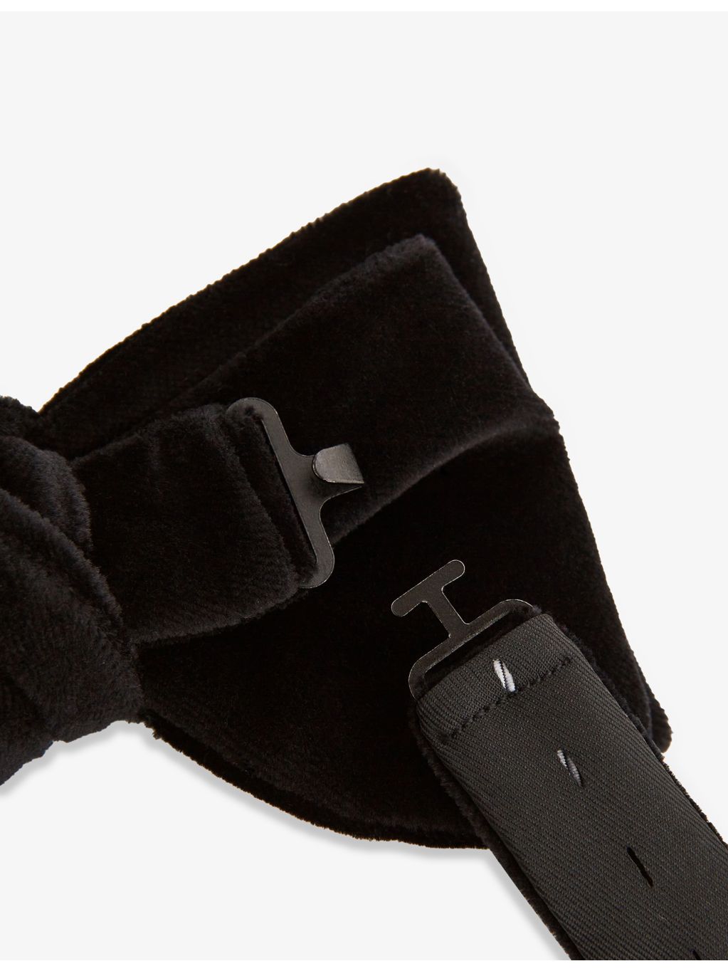 Reiss double-layered velvet bow tie (British brand)