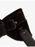 Reiss double-layered velvet bow tie (British brand)