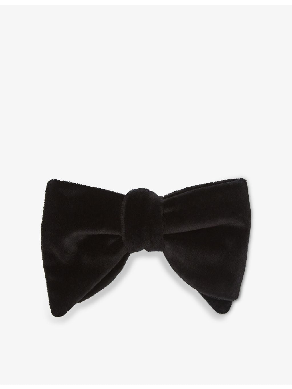 Reiss double-layered velvet bow tie (British brand)
