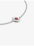 Monica Vinader garnet sterling silver bracelet, imported from the UK