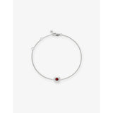 Monica Vinader garnet sterling silver bracelet, imported from the UK
