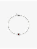 Monica Vinader garnet sterling silver bracelet, imported from the UK