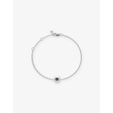 Monica Vinader sterling silver amethyst bracelet, UK version