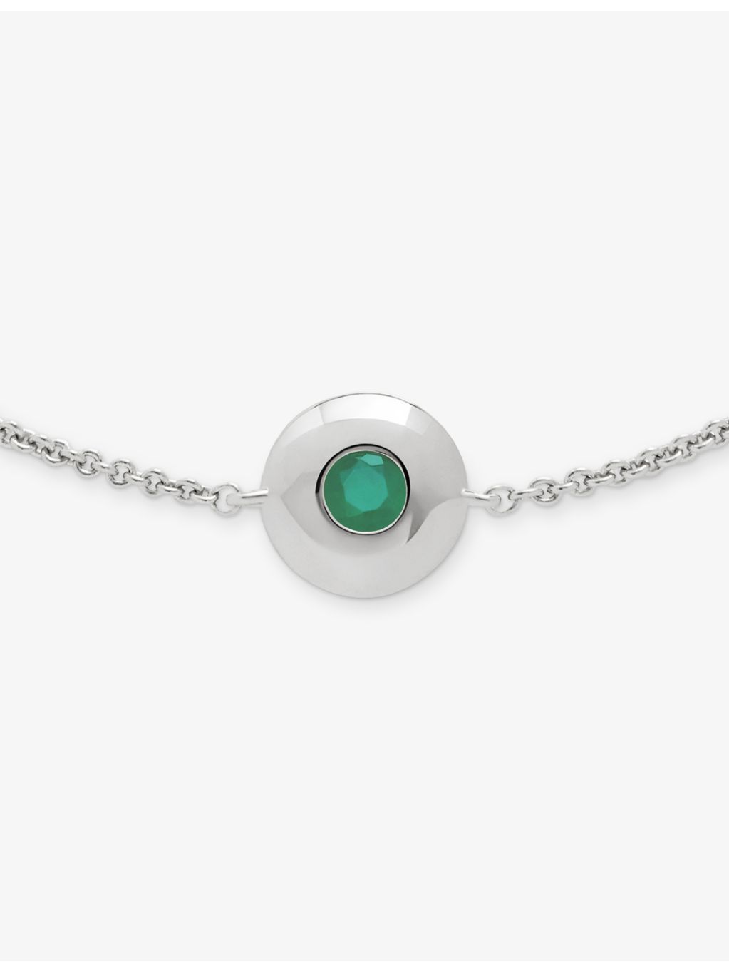 Monica Vinader May birthstone emerald bracelet, UK version