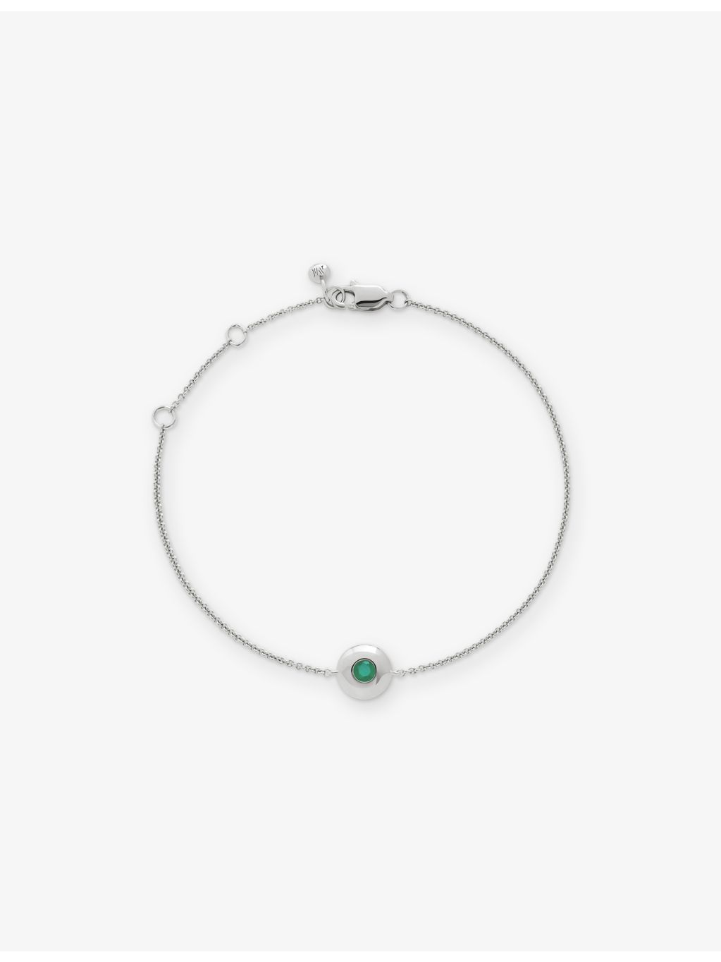 Monica Vinader May birthstone emerald bracelet, UK version