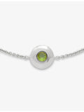 Monica Vinader peridot sterling silver bracelet, imported from the UK