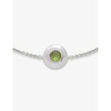 Monica Vinader peridot sterling silver bracelet, imported from the UK