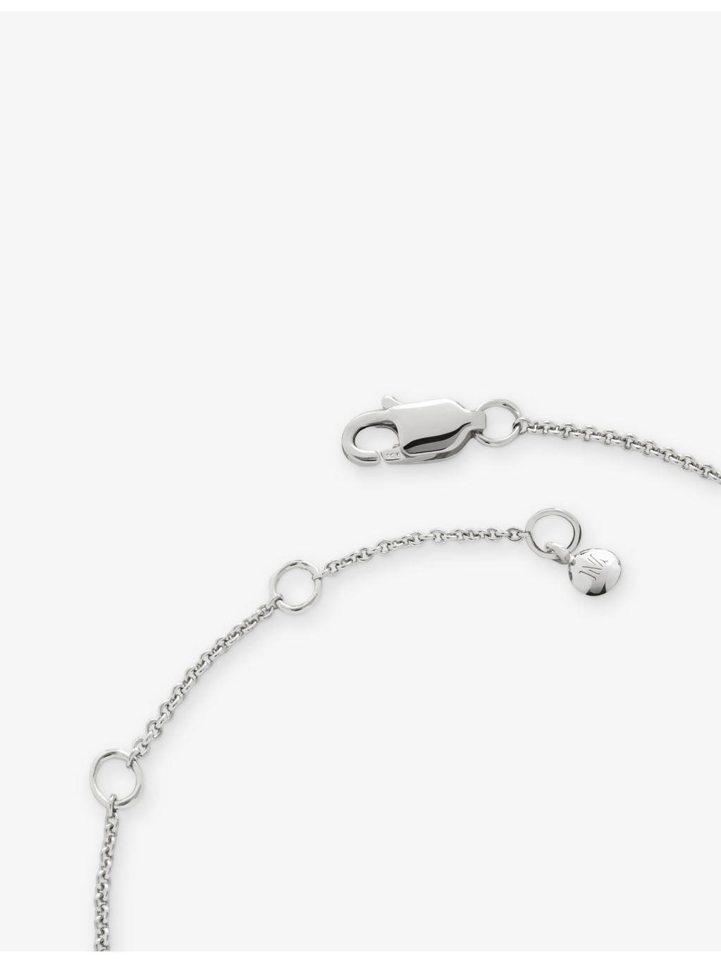 Monica Vinader turquoise birthstone sterling silver bracelet, imported from the UK