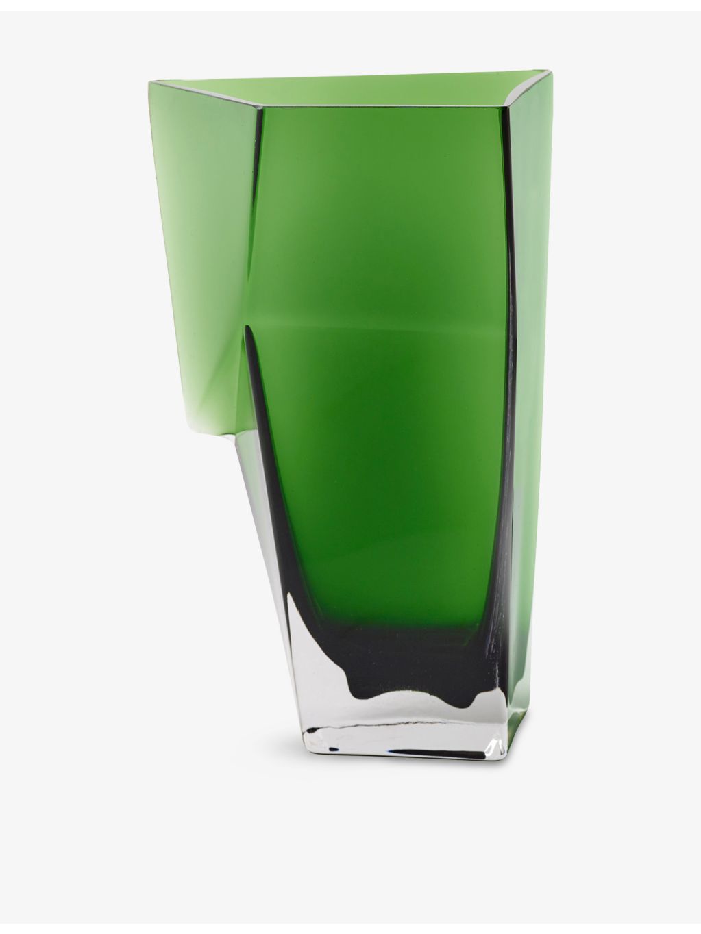 Serax transparent Dunk glass vase 33.5cm, imported from the UK